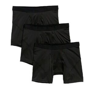 Old Navy 3-Pack Men's Cool Performance Black 5" Boxer Briefs Size X-Large 40-42"